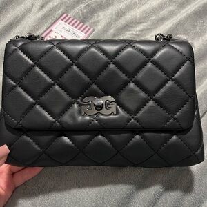 Black Quilted Purse